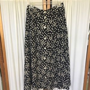 Vintage Herman Geist button down maxi skirt